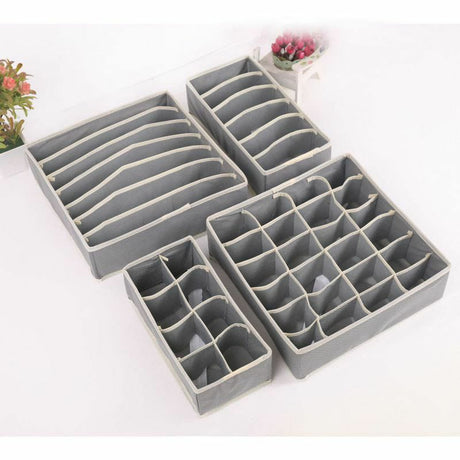 4pcs Undergarments Organizer Set – Multipurpose Closet Storage- Furaha Finds Kenya