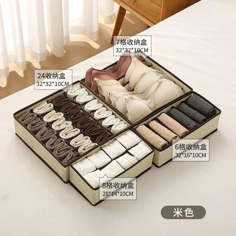 4pcs Undergarments Organizer Set – Multipurpose Closet Storage- Furaha Finds Kenya