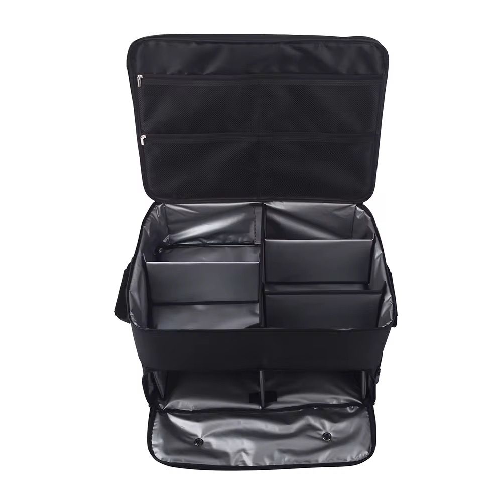 2 Layer Golf Trunk Organizer Spacious Compartments for Essentials