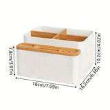 Multi Purpose Desktop Organizer with Dividers | Remote Control Storage