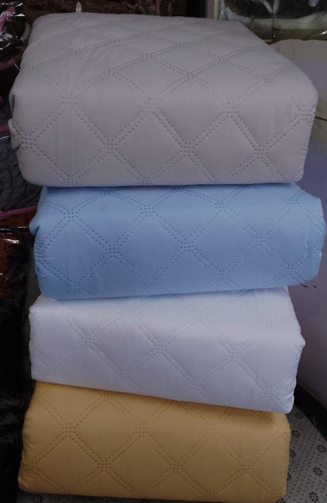 Quilted Waterproof Mattress Protectors – Multiple Sizes and Colors
