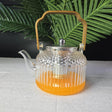 1.5L Borosilicate Glass Teapot with Bamboo Handle and Infuser – Nordic Style Heat-Resistant Kettle teapots in coffee Teapots