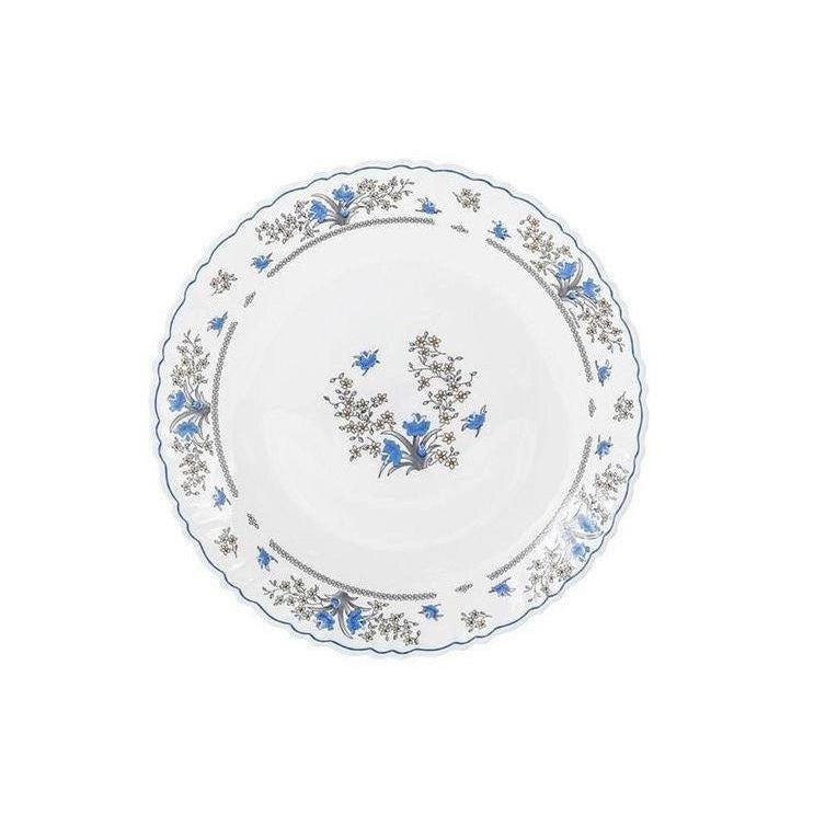 12 pcs Set | 13" Oval Platters (330mm) | Royal Blossom Design | Elegant Serving Platters- Furaha Finds Kenya
