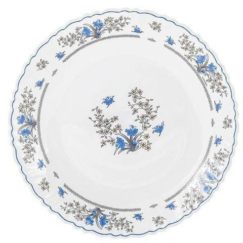 12 pcs Set | 13" Oval Platters (330mm) | Royal Blossom Design | Elegant Serving Platters- Furaha Finds Kenya