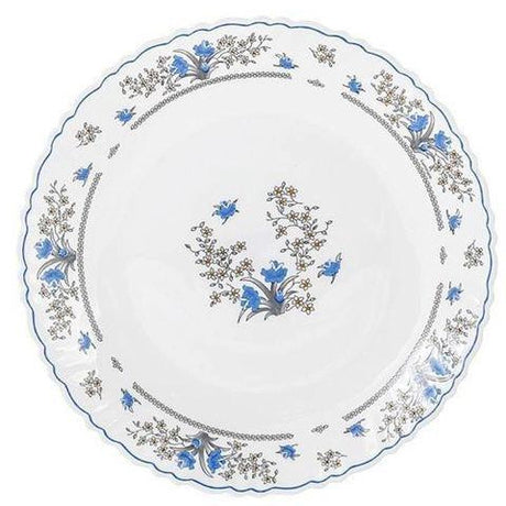 12 pcs Set | 13" Oval Platters (330mm) | Royal Blossom Design | Elegant Serving Platters- Furaha Finds Kenya