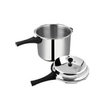 10 Liter Capacity Nonstick Aluminium Pressure Cooker with 1000 Watts | Lightweight & Efficient Heat Conductor