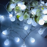 10 Meters Christmas Round LED String Lights with Remote and USB Power