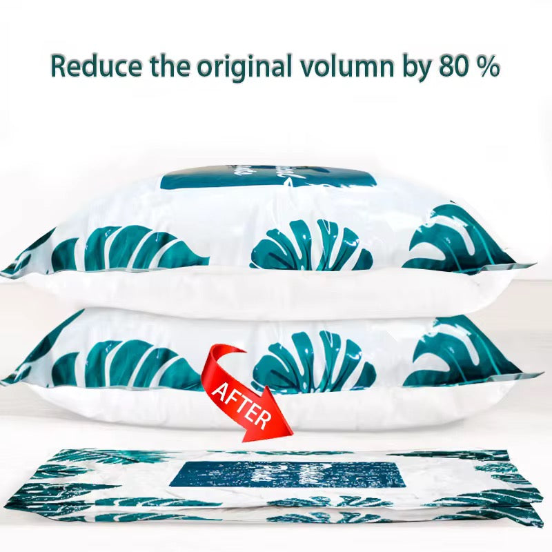 10-Piece Vacuum Compression Storage Bag Set with Rechargeable Electric Pump – Space Saver for Quilts & Clothes