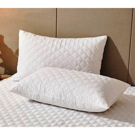 100% Waterproof Breathable Fabric Pillow Protector | Machine Washable & Dryer Safe | Protects Against Moisture, Dust, Bed Bugs, & Stains | Zipper Closure Pillow Covers