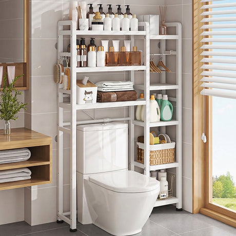 White Bathroom Storage Rack