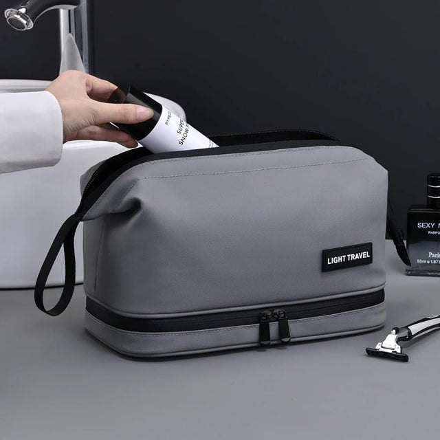 Grey Cosmetic Travel Bag
