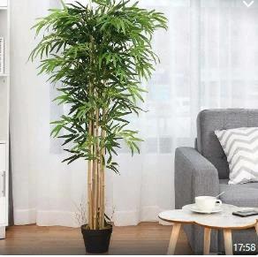 High Quality Bamboo Potted Artificial House Tree Indoor Décor House pot Artificial Trees
