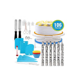 106 Pcs Cake Decorating Set | Complete Kit for Professional Quality Cake Decorations |