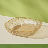 10pcs Mini Acrylic Salad Plates in Multiple Transparent Colors