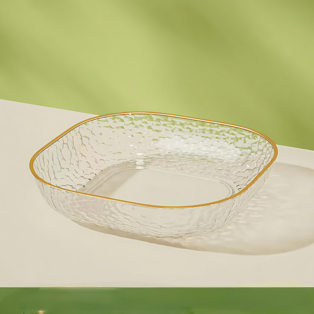 10pcs Mini Acrylic Salad Plates in Multiple Transparent Colors