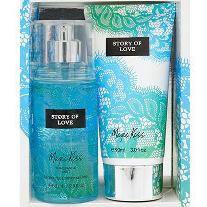 Ladies Perfumed Body Mist + Perfumed Body Lotion Set