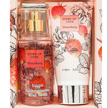 Ladies Perfumed Body Mist + Perfumed Body Lotion Set