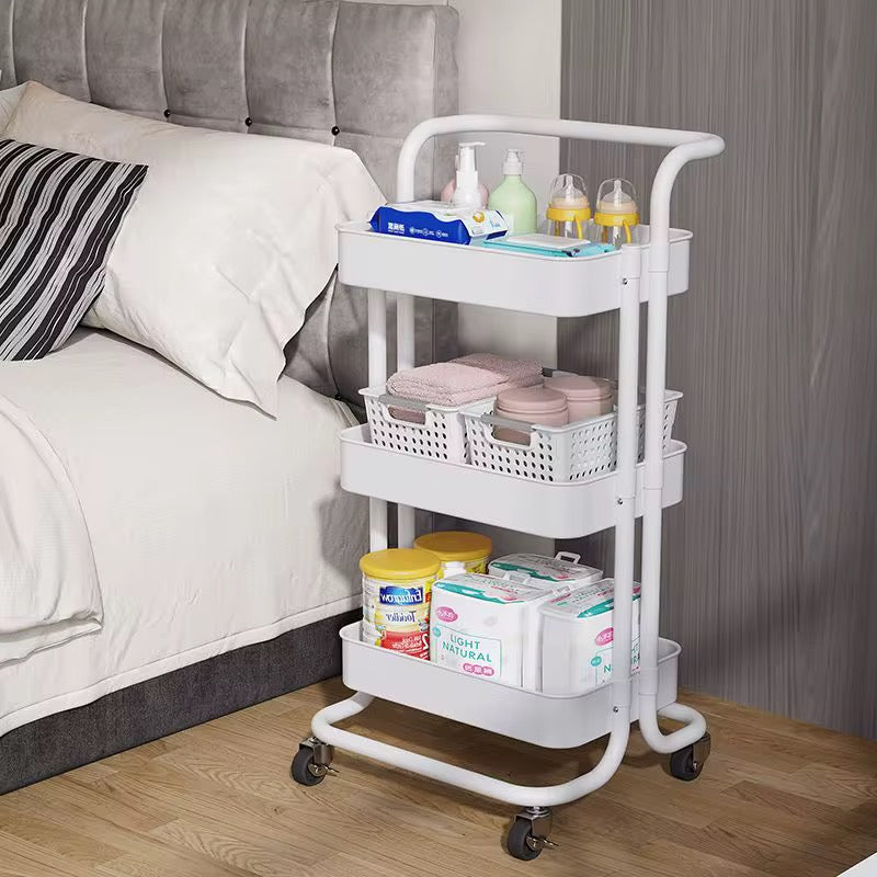 Multi-Functional Metallic Storage Trolley – 3 Tier