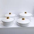 11pcs UCC Life Non-Stick Cookware Set White Cookware Sets