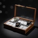 Wooden Watch Organizer 12 Slots For Collectors Display Case Watch accessories Watch Winders