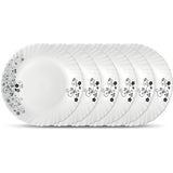 12 pcs Set | 13" Oval Platters (270mm) | Mystrio Black | Elegant Serving Dishes