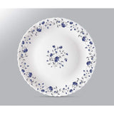 12pcs Set | 13" Oval Platters (330mm) | Blue Mystique Design | Serving Main Courses, Appetizers, Desserts
