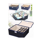 13 Grid Undergarment Organizer 3in1 Closet Organizer with Lid Moisture Proof & Dust Proof