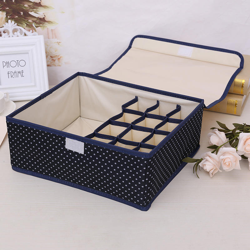 13 Grid Undergarment Organizer 3in1 Closet Organizer with Lid Moisture Proof & Dust Proof
