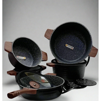 13Piece Granite Coating Cookware Set Durable & Stylish Cookware Cookware Sets