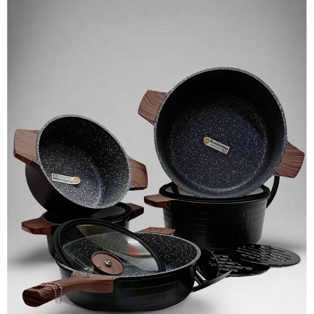 13Piece Granite Coating Cookware Set Durable & Stylish