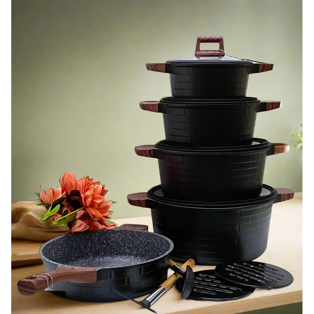 13Piece Granite Coating Cookware Set Durable & Stylish