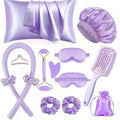 13pcs Satin Silk Beauty Sleep Set for Comfortable Night Rest Personal care Bed Sheets