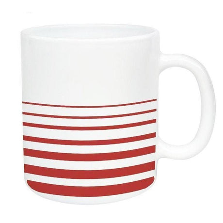 Signature High Quality Porcelain Mugs 6 Sets 32 cl(320ml) | Urban Red | Stylish & Versatile- Furaha Finds Kenya