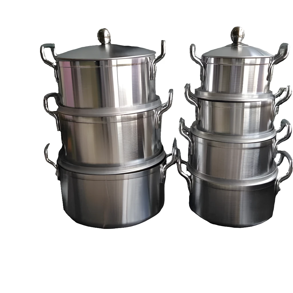 14pcs Aluminium Cookware Set – 7 Cooking Pots with Matching Lids Cookware Cookware Sets