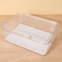 14pcs Stackable Fridge Organizers Clear Acrylic Storage Bins Space Saving & BPA-Free food storage Food Storage Containers