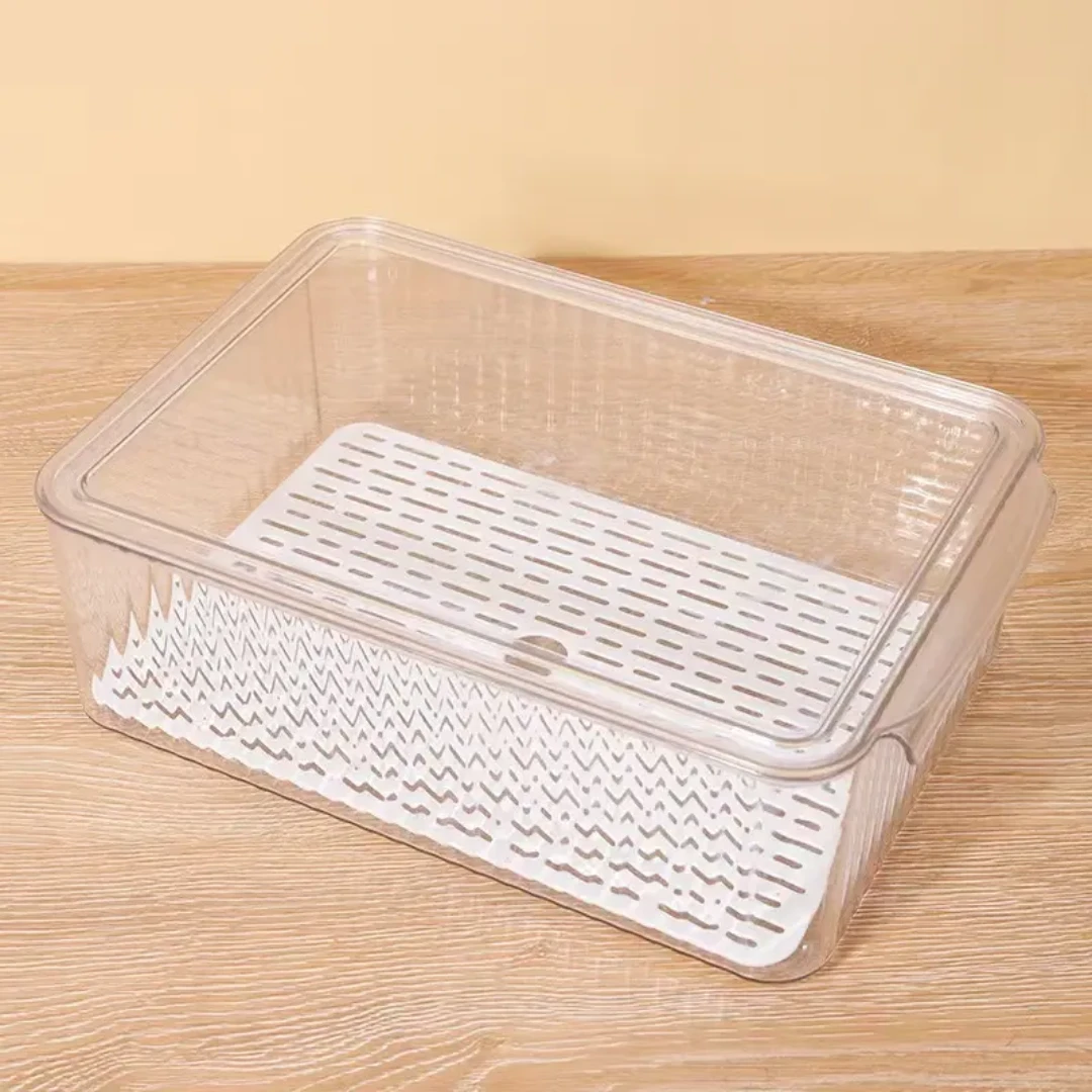14pcs Stackable Fridge Organizers Clear Acrylic Storage Bins Space Saving & BPA-Free food storage Food Storage Containers