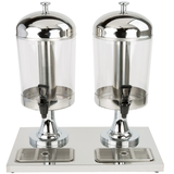 16 Ltr (8x2Ltr) Stainless Steel Double Juice Dispenser
