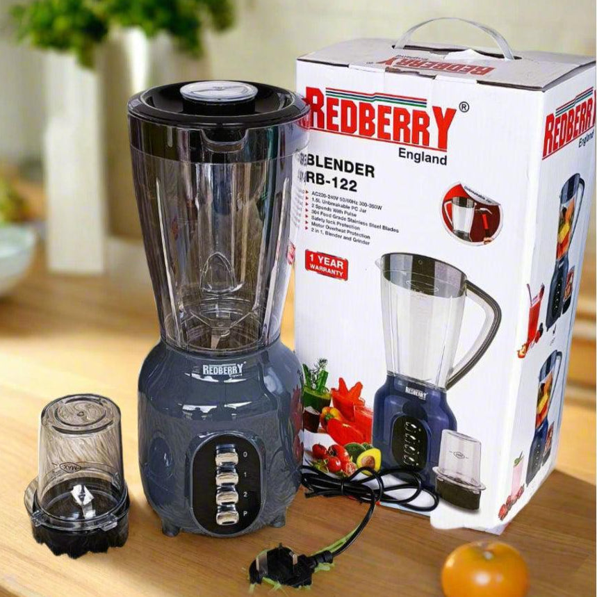 Redberry 3 in 1 Blender 1.5L 300W Powerful Motor