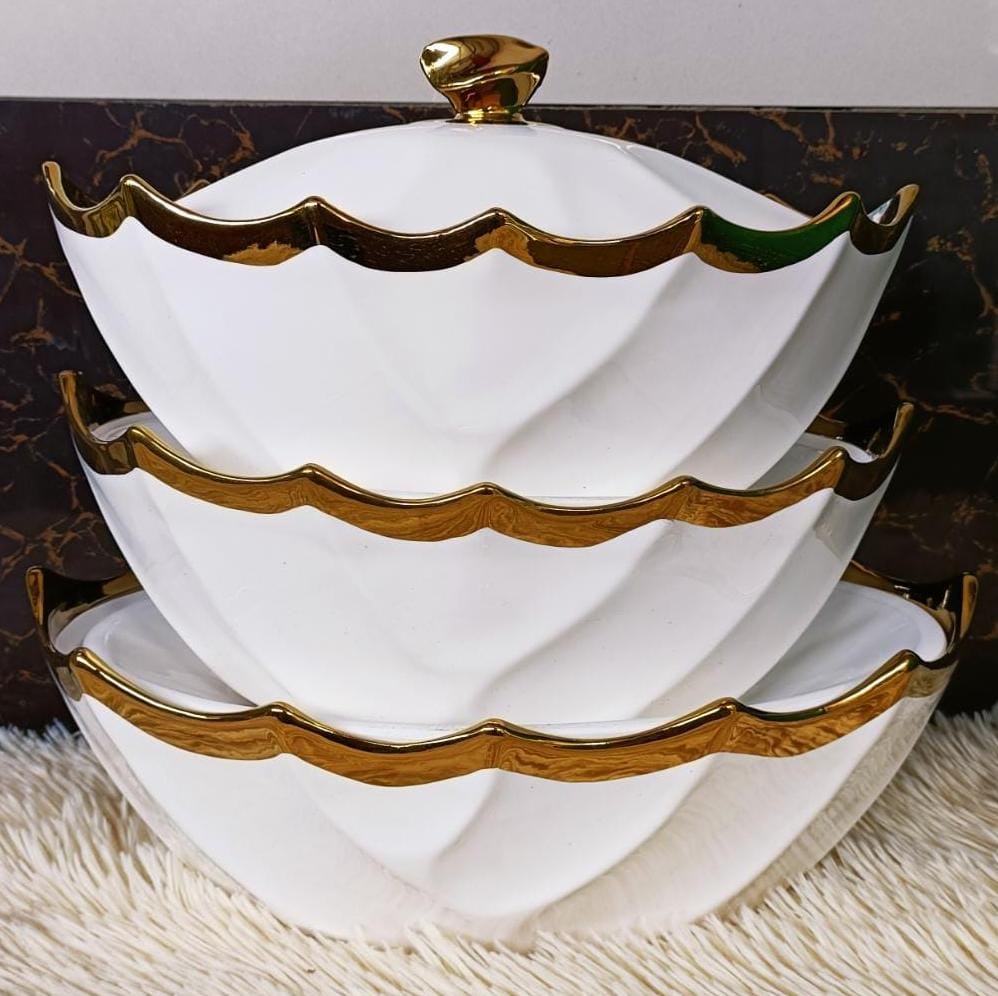 Boat Shaped Serving Bowls Set of 3 Pcs- Furaha Finds Kenya