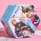 Hexagonal Color Box Art Set for Kids 46pc Set with Pencils, Crayons, Paints & More (Disney Princess, Winnie the Pooh, Mickey Mouse)