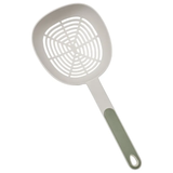 Large Long Handle Colander & Kitchen Strainer Set | Nonstick & Heat Resistant