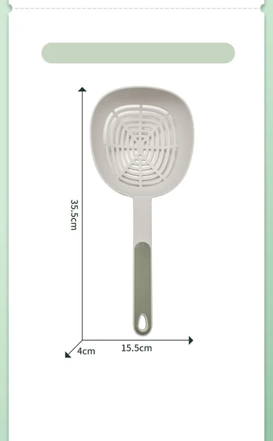 Large Long Handle Colander & Kitchen Strainer Set | Nonstick & Heat Resistant