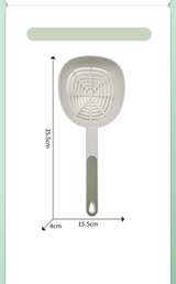Large Long Handle Colander & Kitchen Strainer Set | Nonstick & Heat Resistant