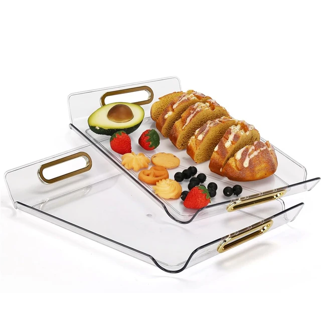 Stylish Acrylic Curved Edges Tray  Elegant & Durable Design