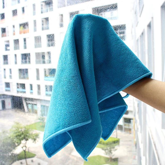 High Quality Microfiber Cloth 30x30cm Multi Colored Cleaning Cloths