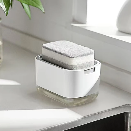 Furaha Finds Nordic Classy Soap Holder & Dispenser 400ML stylish and elegant liquid soap pump for bathrooms, kitchens, and commercial spaces.