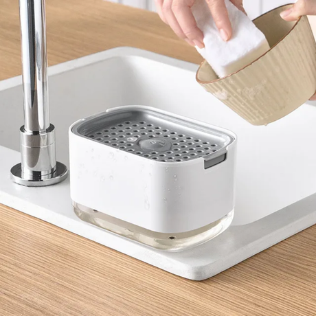 Furaha Finds Nordic Classy Soap Holder & Dispenser 400ML stylish and elegant liquid soap pump for bathrooms, kitchens, and commercial spaces.