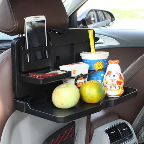 Car Travelling Holder Tray Multi Functional Vehicle Food & Laptop Desk Portable Car Seat Organizer