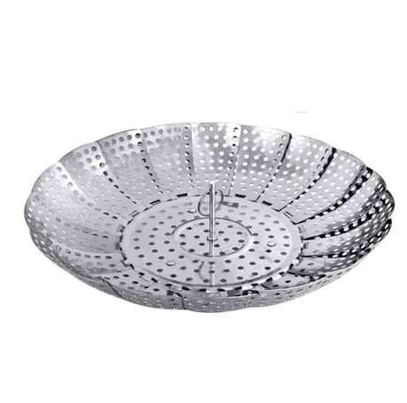 Furaha Finds Stainless Steel Steamer Basket Expandable and collapsible vegetable steamer for healthy cooking, made from durable rust resistant stainless steel.