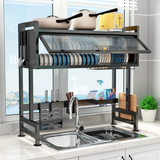 MultiPurpose Kitchen Storage/Drain Rack Space Saving Organizer for Utensils, Vegetables & Dishes- Furaha Finds Kenya